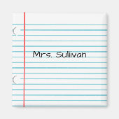 Aangepaste leraar magneet (Voorkant)