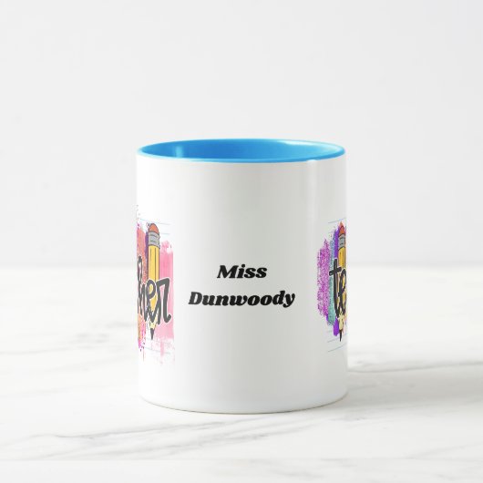 Aangepaste leraar mok (Midden)