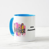 Aangepaste leraar mok (Voorkant links)