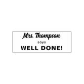 Aangepaste leraar naam goed gedaan! zelfinktende stempel (Design)