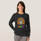 Aangepaste leraar Pasen I Teach Cutest Bunnies Fun T-shirt (Voorkant volledig)
