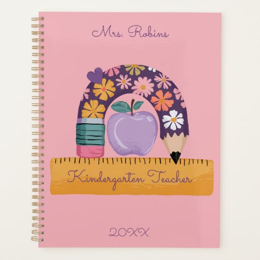 Aangepaste leraar planner (Voorkant)