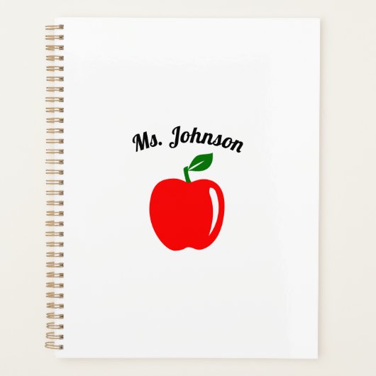 Aangepaste leraar planner (Voorkant)