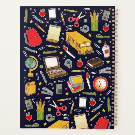 Aangepaste leraar planner (Achterkant)