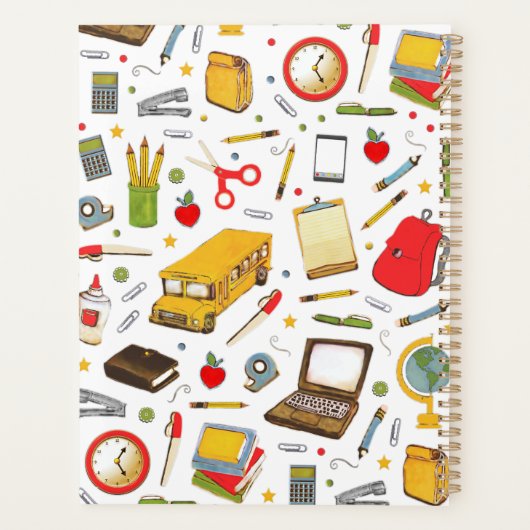 Aangepaste leraar planner (Achterkant)