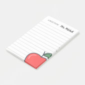 Aangepaste leraar post-it® notes (Schuin)