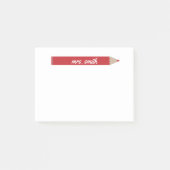 Aangepaste leraar post-it® notes (Voorkant)