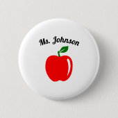 Aangepaste leraar ronde button 5,7 cm (Voorkant)