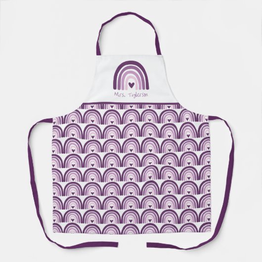 Aangepaste leraar schort (Voorkant)