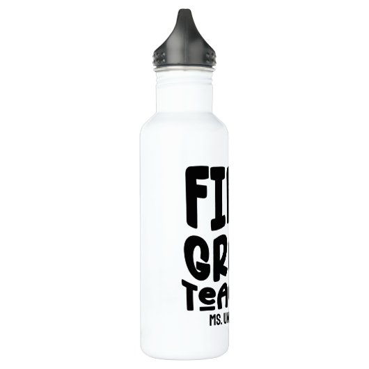 Aangepaste leraar vijfde klas Zwarte tekst  Waterfles (Links)