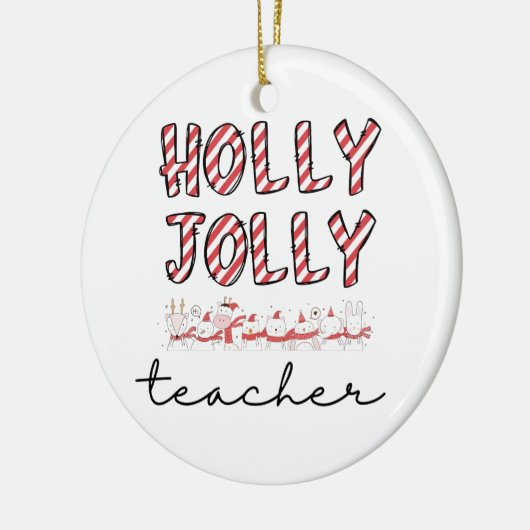 Aangepaste leraar waardering kerst ornament (Links)