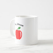 Aangepaste lerarennaam koffiemok (Voorkant links)