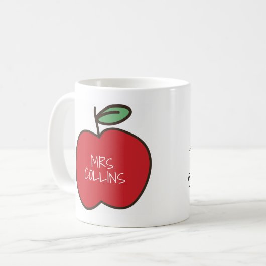 Aangepaste lerarennaam Mok (Voorkant links)