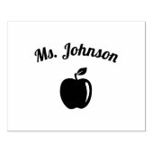 Aangepaste lerarennaam rubberstempel (Afrduk)