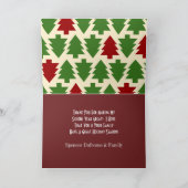 Aangepaste lerarenvakantie met verlichting feestdagen kaart (Binnen)