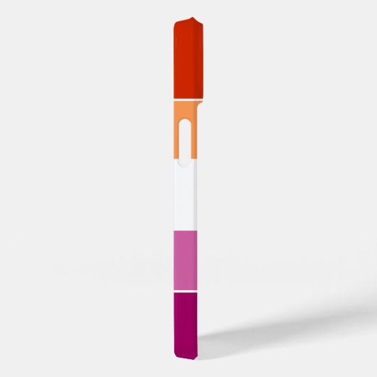 Aangepaste lesbische vlag met naam Case-Mate iPhone case (Achterkant / Rechts)