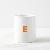 Aangepaste letter E mok (Center)