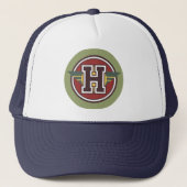 Aangepaste letter "H" Trucker Pet (Voorkant)
