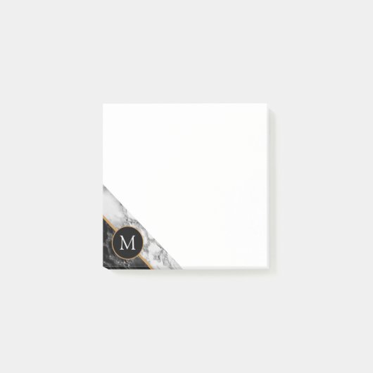 Aangepaste Letter-marmer Post-it® Notes (Voorkant)