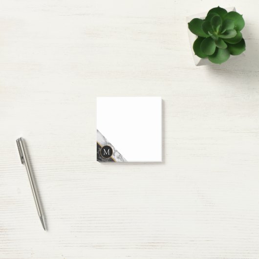 Aangepaste Letter-marmer Post-it® Notes (Kantoor)