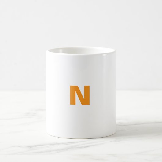 Aangepaste letter N mok (Center)