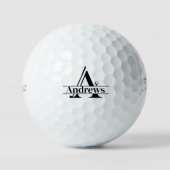 Aangepaste Letter-Naam Golf Accent Golfballen (Voorkant)