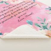 Aangepaste Letter- of notitieboekje voor haar met  Sherpa Deken (3/4)