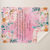 Aangepaste Letter- of notitieboekje voor haar met  Sherpa Deken (Voorkant (horizontaal))