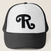 Aangepaste letter "R" Trucker Pet (Voorkant)