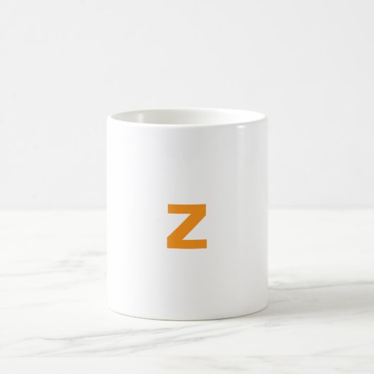 Aangepaste letter Z mok (Center)