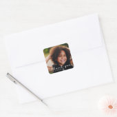 Aangepaste Leuk Bedankt Foto Verjaardag Stickers (Envelop)