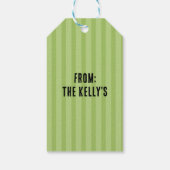 Aangepaste leuke eenvoudige St. Patrick's Day-kabo Cadeaulabel (Achterkant)