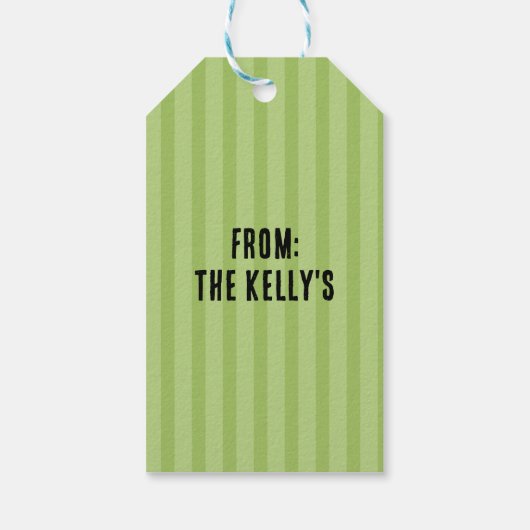 Aangepaste leuke eenvoudige St. Patrick's Day-kabo Cadeaulabel (Achterkant)