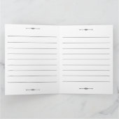 Aangepaste Leuke Geloften Trouwkrant Trouwgeloften Kaart (Binnen)