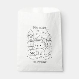 Aangepaste Leuke Halloween Kleuractiviteit voor Ki Bedankzakje