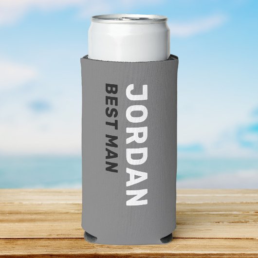 Aangepaste Leuke Moderne Koele Bachelor Zomer Stra Seltzer Blikjeskoeler