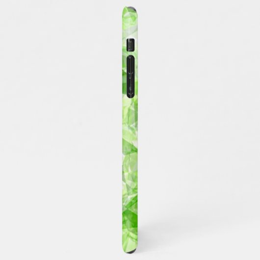 Aangepaste Leuke Moderne Retro Polygon Mozaïek Art iPhone Hoesje (Linkerkant)