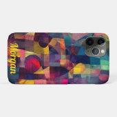 Aangepaste levendige Abstracte geometrische kunst Case-Mate iPhone Case (Achterkant (horizontaal))