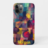 Aangepaste levendige Abstracte geometrische kunst Case-Mate iPhone Case (Achterkant)