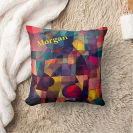 Aangepaste levendige Abstracte geometrische kunst Kussen