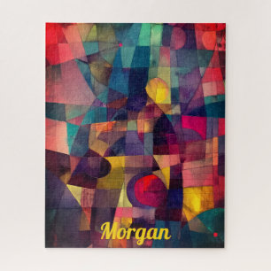 Aangepaste levendige Abstracte geometrische kunst Legpuzzel