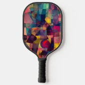 Aangepaste levendige Abstracte geometrische kunst Pickleball Paddle (Achterkant)