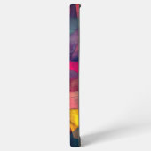 Aangepaste levendige Abstracte geometrische kunst Samsung Galaxy Hoesje (Linkerkant)