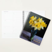 Aangepaste levendige affodils Vase-still-live brui Planner (Display)