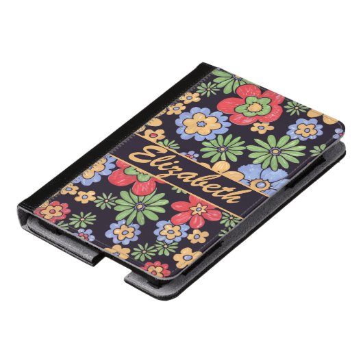 Aangepaste levendige, kleurrijke bloemen om u aan  kindle case (Schuin)
