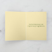 Aangepaste Levendige Narcis Stilleven Denk Aan Jou Kaart (Binnen)