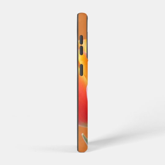 Aangepaste, levendige Oranje Tulp Flowers Foto Samsung Galaxy Hoesje (Rechterkant)