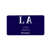 Aangepaste levendige professional etiket (Voorkant)