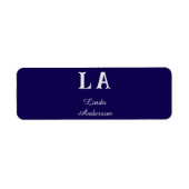 Aangepaste levendige professional etiket (Voorkant)