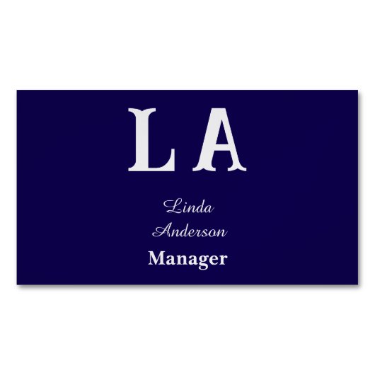 Aangepaste levendige professional magnetisch visitekaartje (Voorkant)